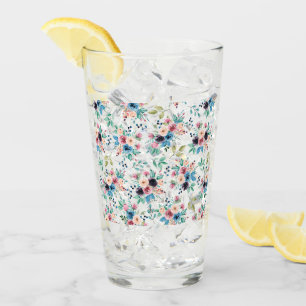 Copo De Pint Padrão colorido das flores de primavera