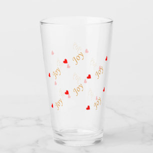 Copo De Pint Padrão de Coração de Alegria Fofo
