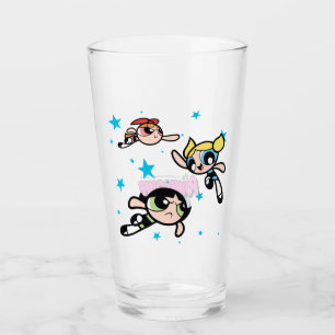 Copo De Pint Padrão de estrela de garotas do Powerpuff