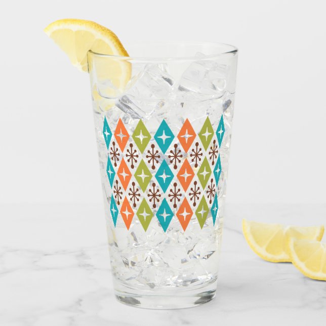 Copo De Pint Padrão de Inicialização Moderna do meio século (Gelo frontal)