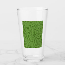 Copo De Pint Padrão de Ramificação Verde (Arte Selvagem) (Willi