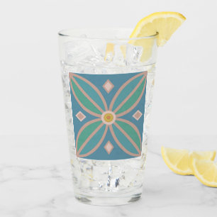 Copo De Pint Padrão decorativo bonito de chaleiras e pinças