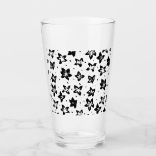 Copo De Pint Padrão Floral Reconstruído - Gótico acromático