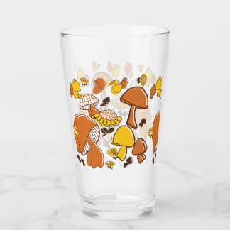 Copo De Pint Padrão Nostalgic Mushroom