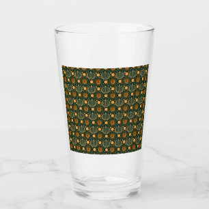Copo De Pint Padrão Ornamental Boho Elegante Dourado