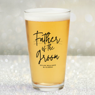 Copo De Pint Padre do Casamento Personalizado do Groom