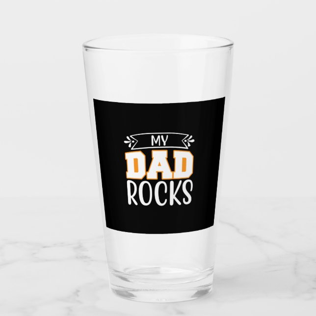 Copo De Pint Padre Gift My Pai Rocks (Frente)