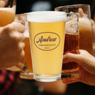Copo De Pint Padrinho de casamento De Casamento Estrilizado De