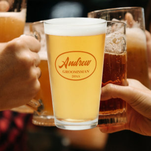 Copo De Pint Padrinho de casamento de Casamento Estrilizado Lar