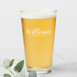 Copo De Pint Padrinho de casamento Personalizado de Script Mode