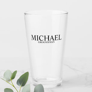 Copo De Pint Padrinhos de casamento personalizados clássico