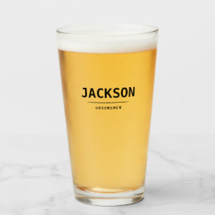 Copo De Pint Padrinhos de casamento Personalizados de Nome Simp