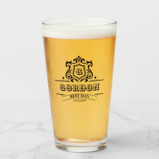 Copo De Pint Padrinhos de casamento Personalizados - Vidro do P