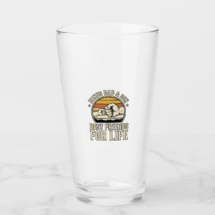 Copo De Pint Pai Adicional & Filho Melhores Amigos Camisa Vinta