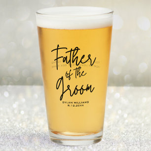 Copo De Pint Pai do Noivo Casamento Personalizado