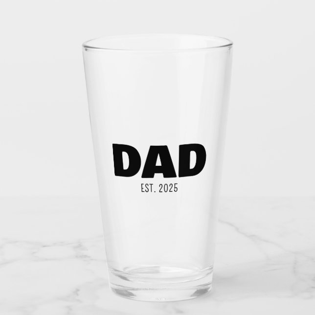 Copo De Pint Pai Estabeleceu Novo Presente de Pai (Frente)