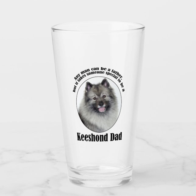 Copo De Pint Pai Keeshond (Frente)