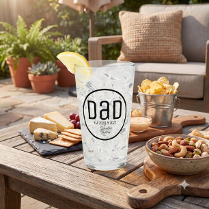 Copo De Pint Pai Moderno Estabeleceu Nomes Simples de Crianças