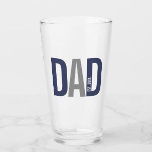 Copo De Pint Pai Personalizado Azul Marinho Moderno Estabelecid