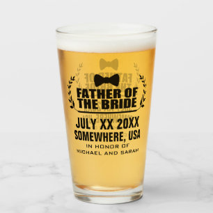 Copo De Pint Pai Personalizado da Noiva