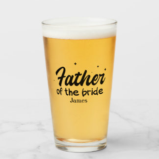 Copo De Pint Pai Personalizado da Noiva