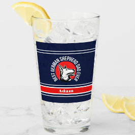Copo De Pint Pai personalizado de melhor German shepherd nunca