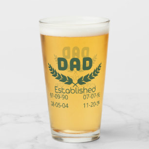 Copo De Pint Pai Personalizado Estabelecido