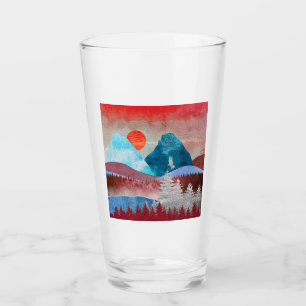 Copo De Pint Paisagem Águia Prateada