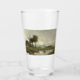 Copo De Pint Paisagem de outono (Arte Neerlandesa Vintage) (Paí