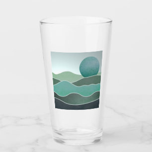 Copo De Pint Paisagem Mundial Turquesa