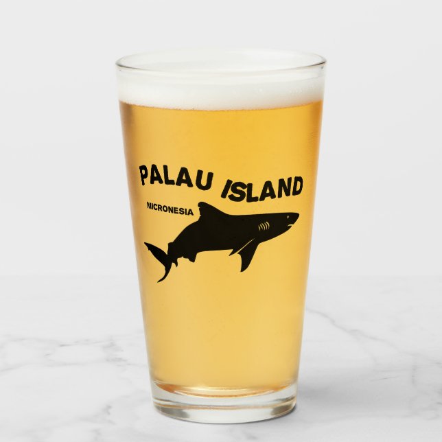 Copo De Pint Palau Island - Micronésia Shark Diving (Frente (Preenchido))