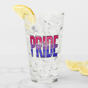 Copo De Pint Palavra de Orgulho Bissexual