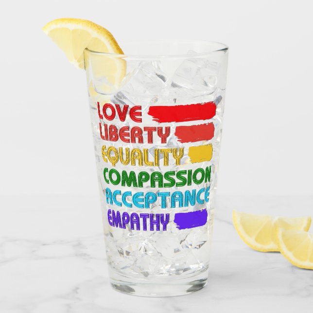 Copo De Pint Palavras Para Viver Por 2 (Gelo frontal)