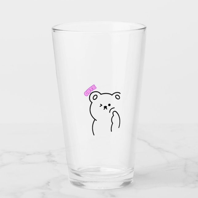Copo De Pint Panda Mug Pensivo (Frente)