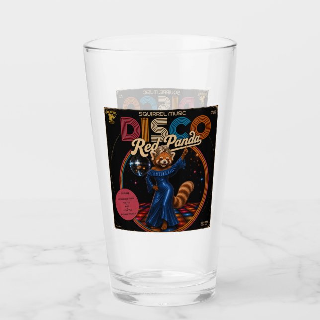 Copo De Pint Panda Vermelho Disco (Frente)
