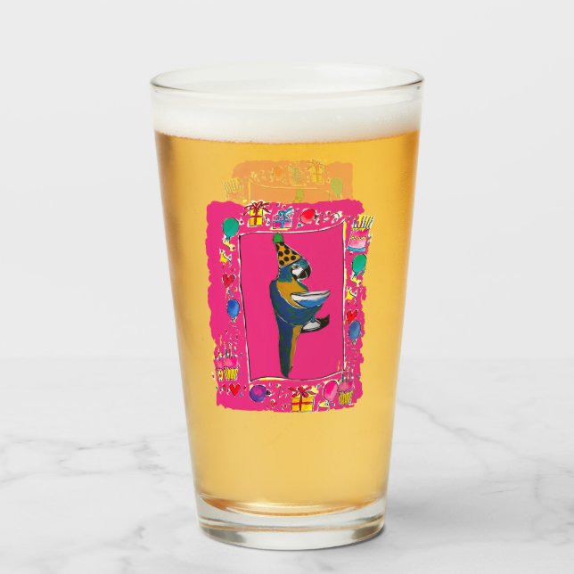 Copo De Pint PAPagaios DE ANIVERSÁRIO (Frente (Preenchido))