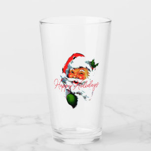 Copo De Pint Papai noel de Vintage retro Classic na moda