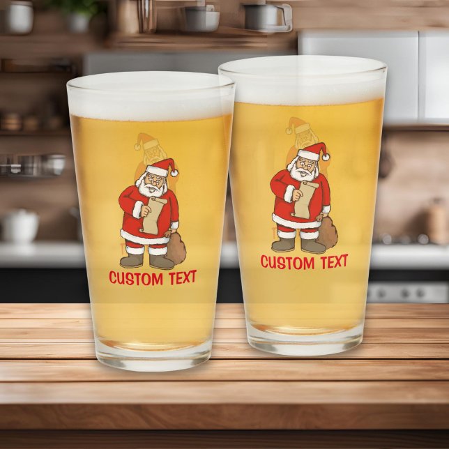 Copo De Pint Papai Noel lendo (Criador carregado)