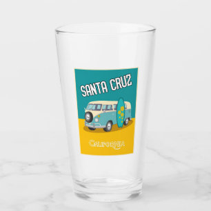 Copo De Pint Papais noeis Cruz, Califórnia - Vidro de Pinça