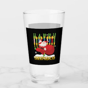 Copo De Pint Papais noeis Feliz Chrismukkah Engraçado Hanukkah