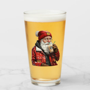 Copo De Pint Papais noeis legal Bebendo Café Físico Arte de Nat