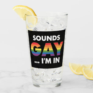 Copo De Pint Parece Gay Eu Sou Arco-íris Orgulho LGBTQ