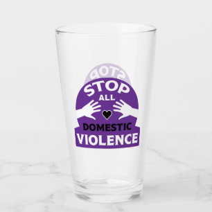 Copo De Pint Parem com a violência doméstica