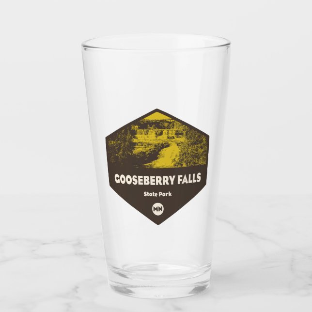 Copo De Pint Parque Estadual de Gooseberry Falls Minnesota (Frente)