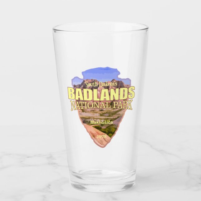Copo De Pint Parque Nacional das Badlands (flecha) (Frente)