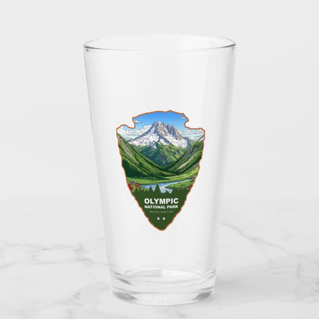 Copo De Pint Parque Nacional Olympic Washington Arrowhead (Frente)