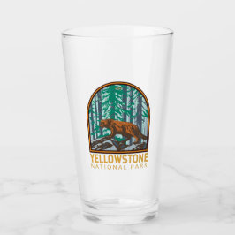 Copo De Pint Parque Nacional Wolverine Vintage, Yellowstone
