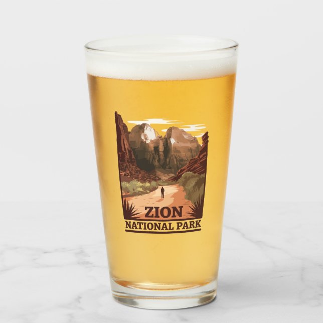 Copo De Pint Parque Nacional Zion (Frente (Preenchido))