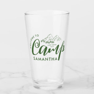 Copo De Pint Partido Moderno do Camp Bachelorette
