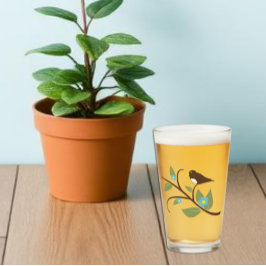 Copo De Pint Pássaro